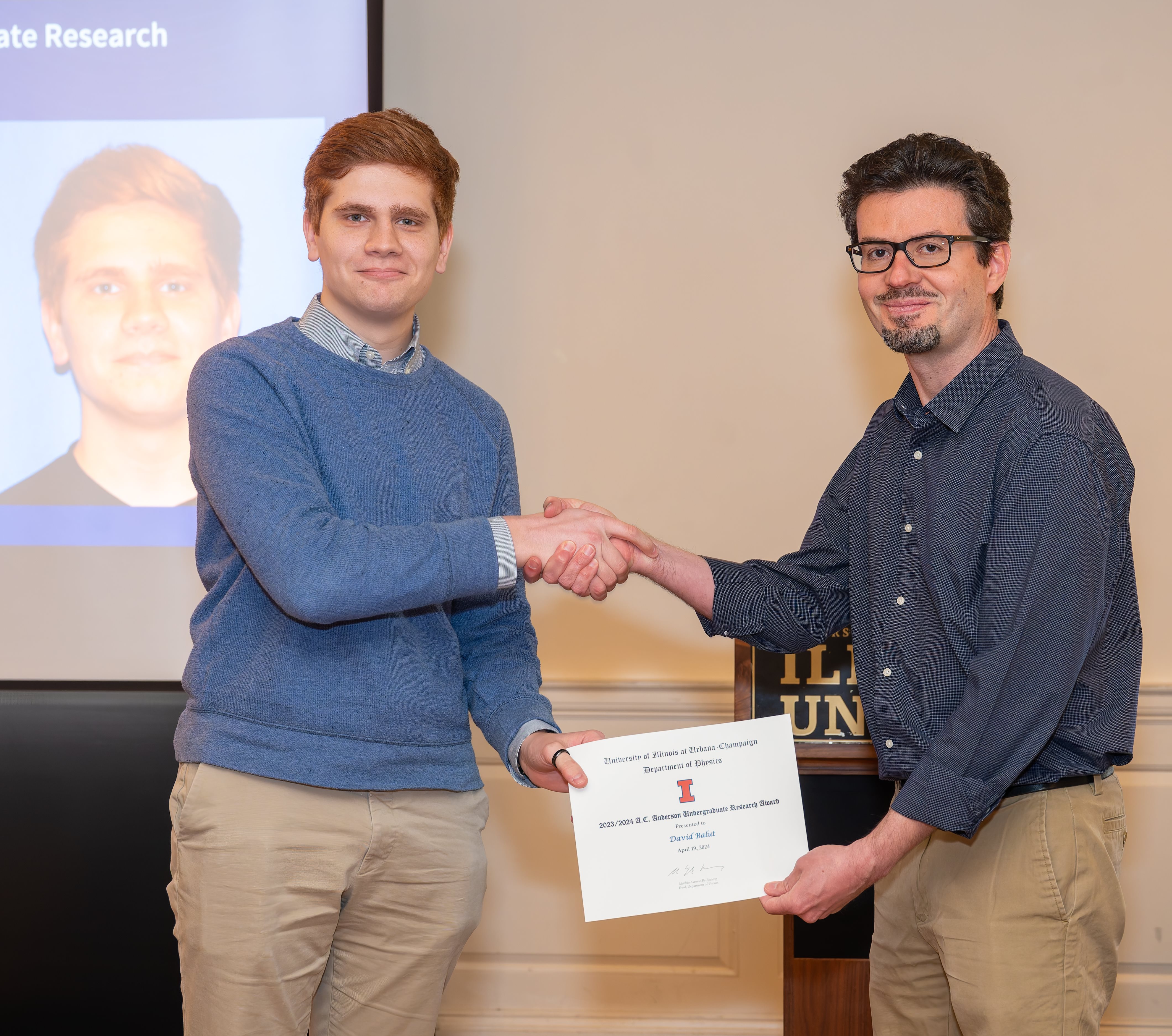 Donor support for undergraduate research is funding student participation in cross-disciplinary study of dark matter